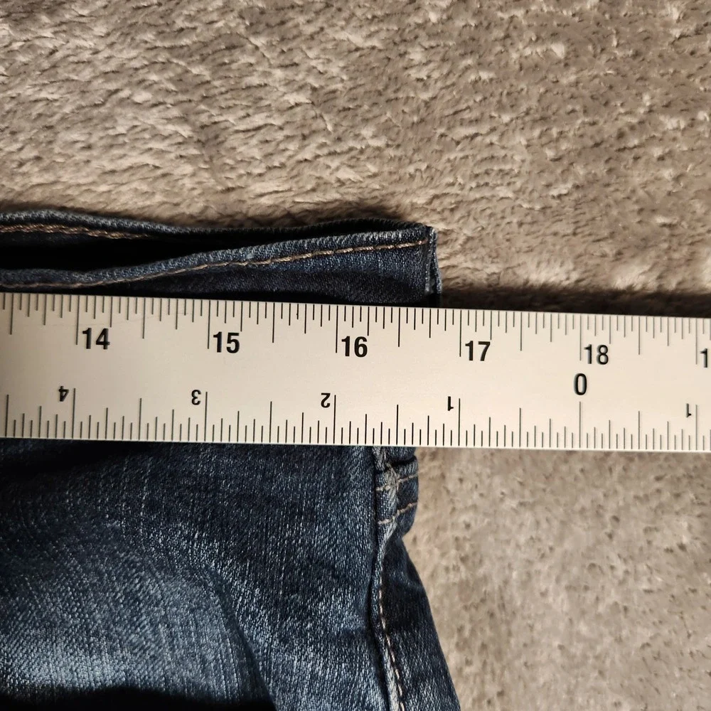 Levi's 505 Jeans Men 32X34 Blue Regular Fit Dark‎ Wash Denim